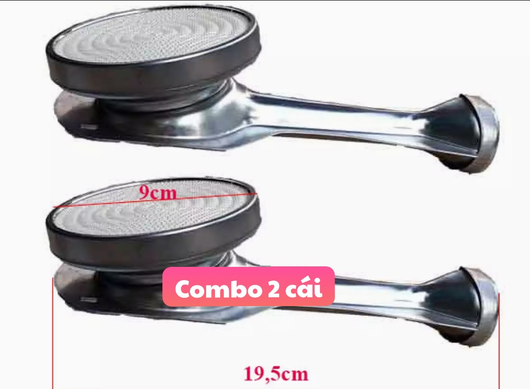 2 Điếu Bếp Gas Hồng Ngoại đôi nấu tiết kiệm gas +Tặng kèm pas đỡ điếu-Lắp được cho các bếp gas cùng cỡ