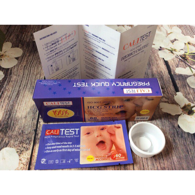 QUE THỬ THAI chính xác nhanh gọn CALI TEST