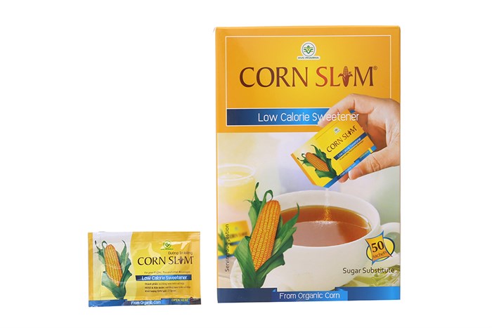 [HCM] Đường Bắp Ăn Kiêng Corn Slim Hộp 50 Gói