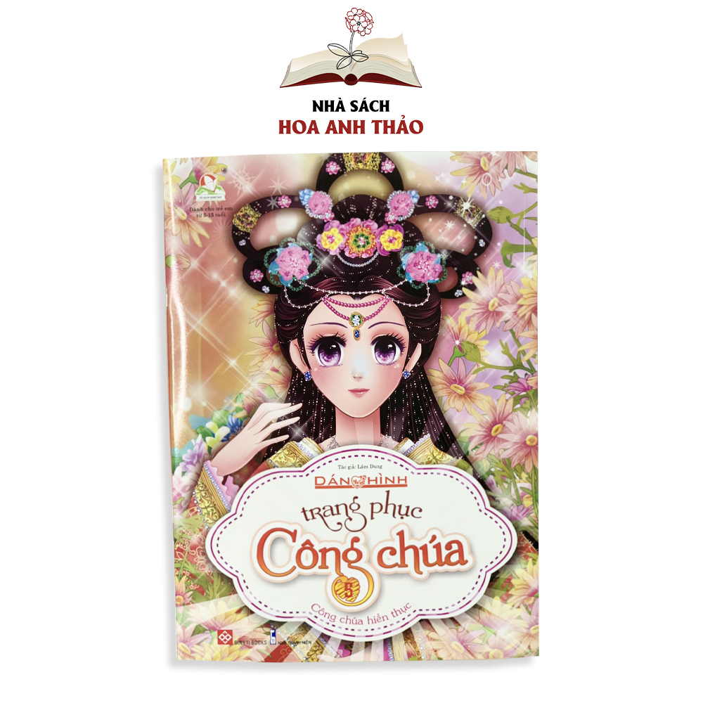 Sách - Dán hình trang phục công chúa - Lẻ tùy chọn
