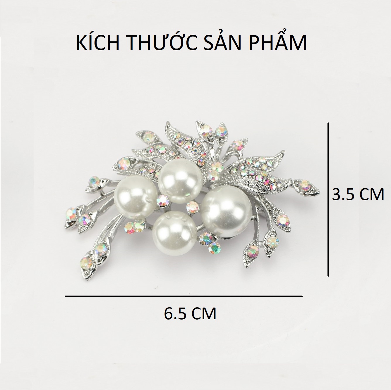 [HCM]Trâm Cài Áo TCA24 Đính Ngọc