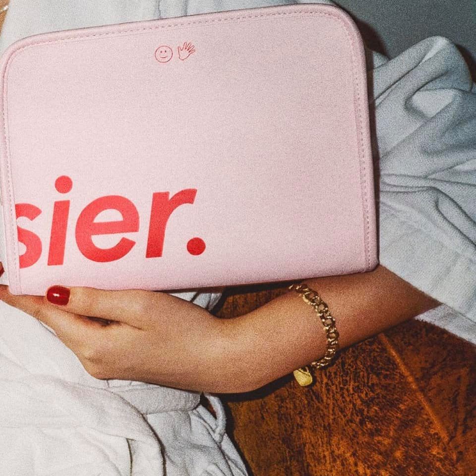 [HCM]Túi đựng mỹ phẩm Makeup bag Glossier