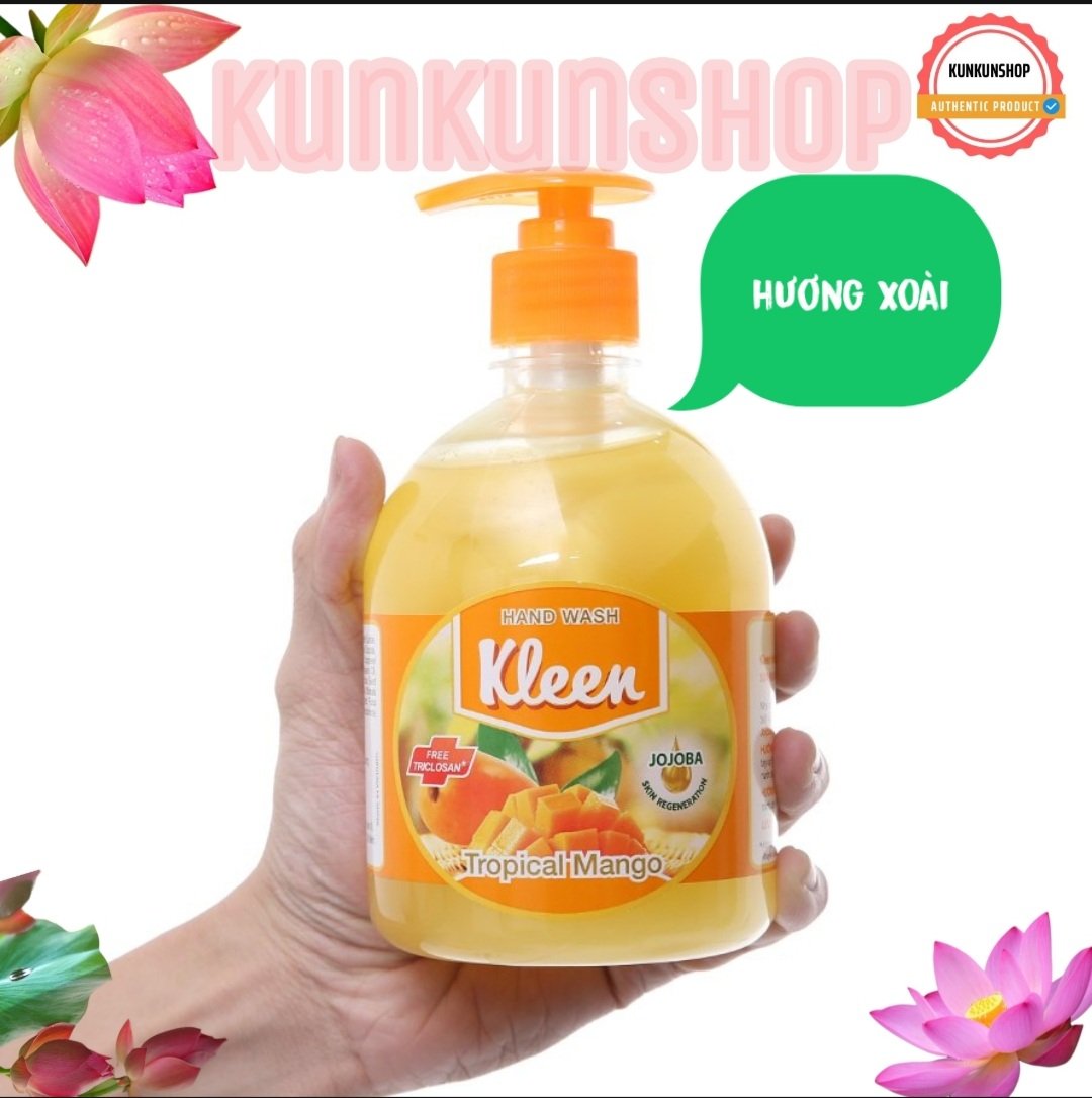 [HCM] Sữa rữa tay Kleen 500ml