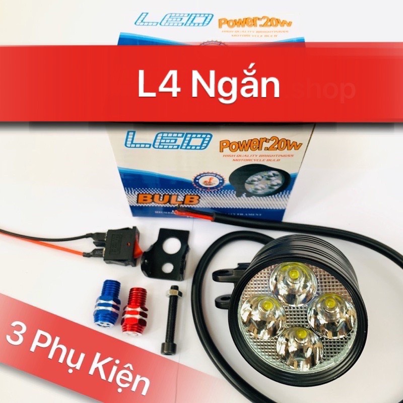 Đèn Trợ Sáng L4 ngắn Và L6 ngắn