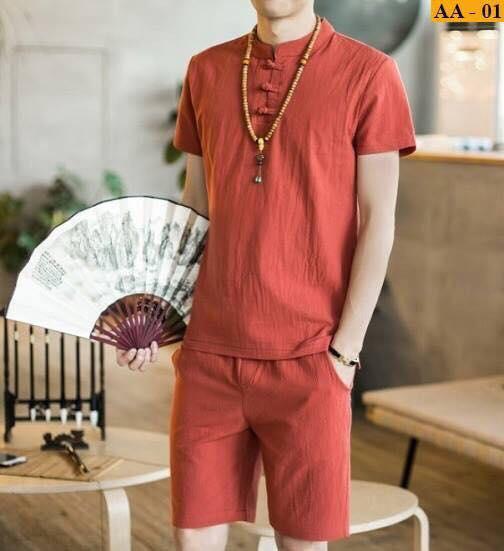 Bộ đũi nam cổ tàu cao cấp