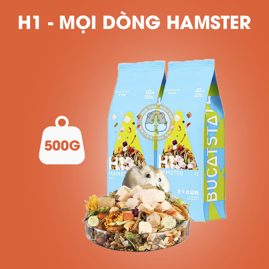 Thức Ăn Hamster Dinh Dưỡng H1, H2 Bucatstate Cao Cấp