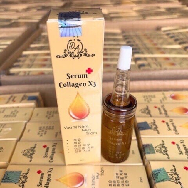 [HCM]Serum collagen x3 giảm nám mụn thâm 20ml
