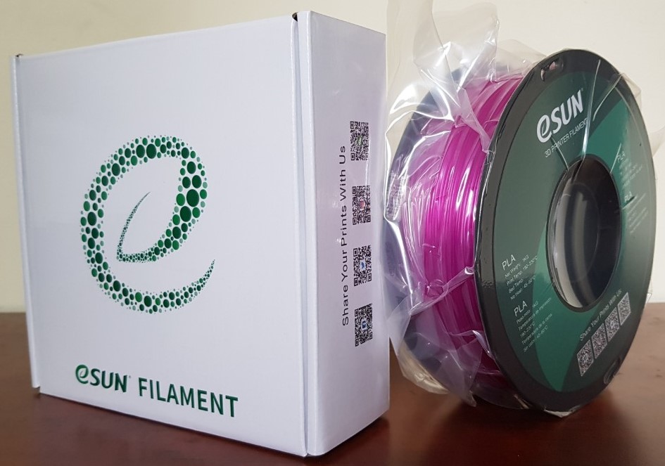 Nhựa in 3d ESUN PLA (Transparent - Trong suốt) chất lượng cao 1kg/Cuộn