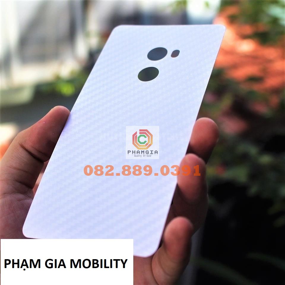 Miếng dán mặt lưng skin carbon Xiaomi Mi Mix / Mi Mix 2
