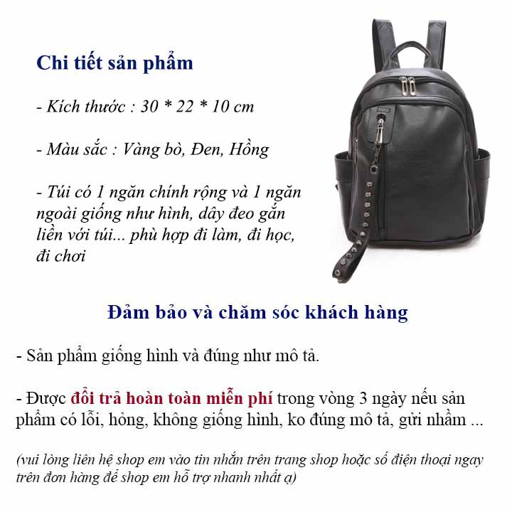 Balo Nữ Khóa Dây Một Dải Cách Điệu Mới