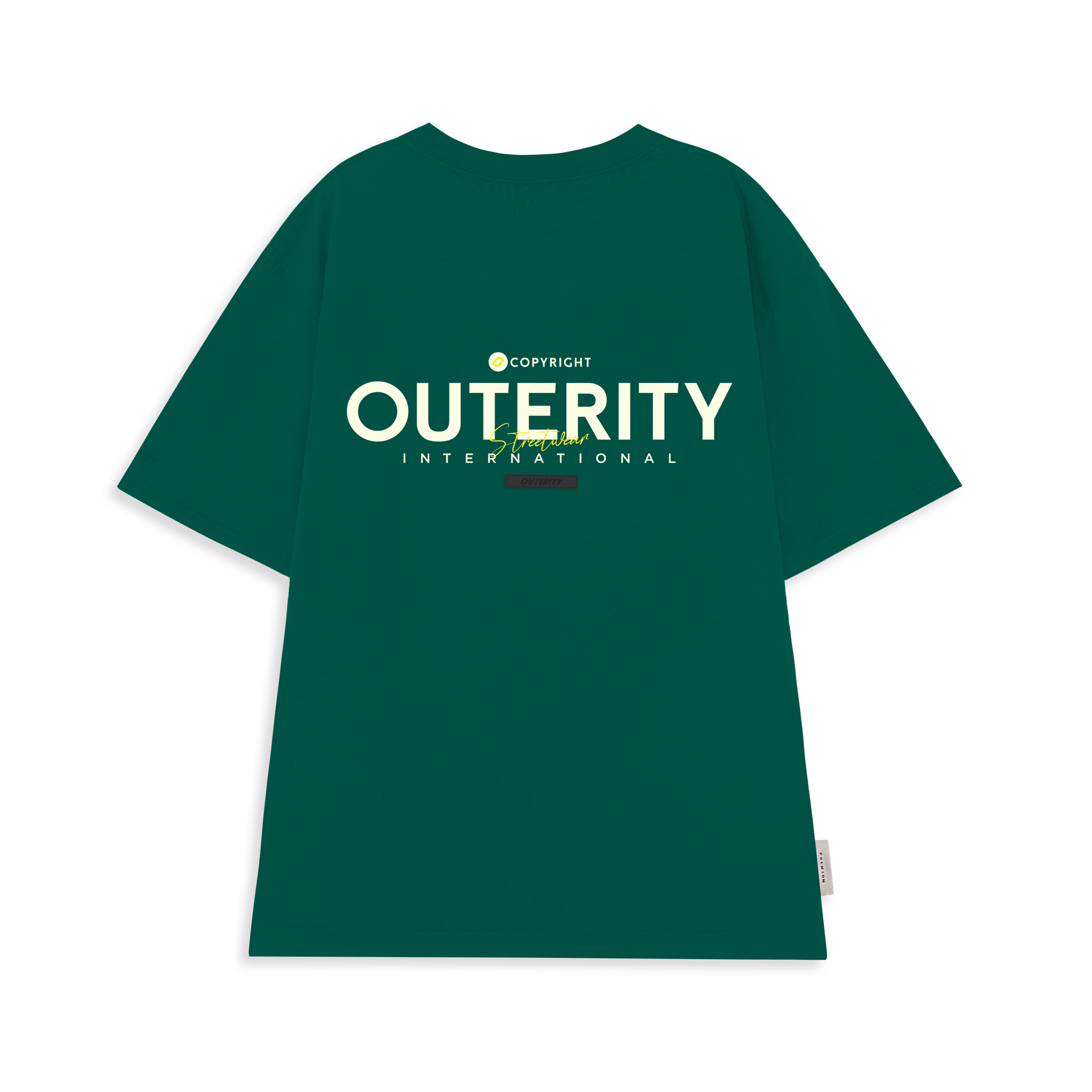 Áo thun Outerity MultiFont v3.0 / Màu Xanh Lá Đậm - ORT.B 156