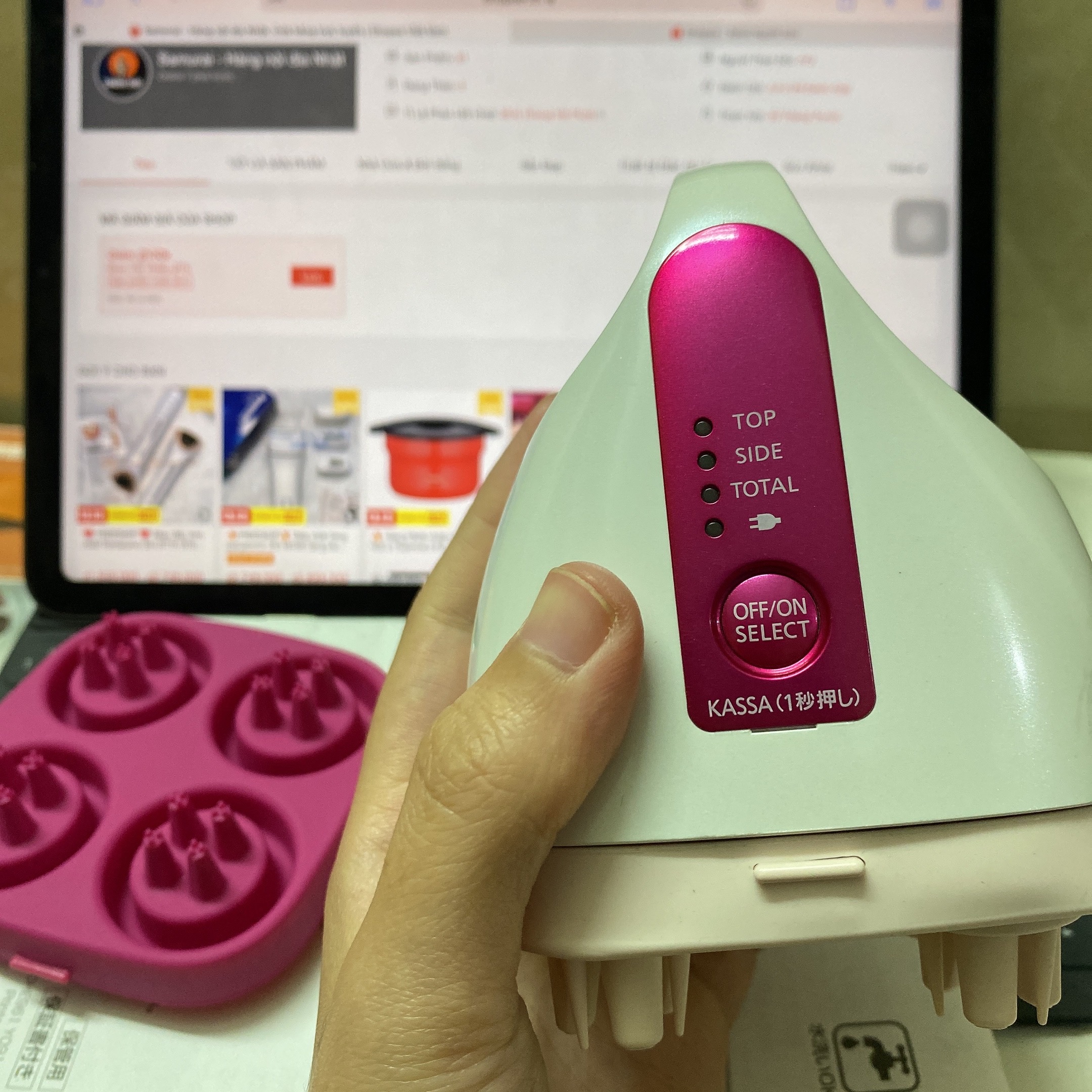 Máy massage gội đầu Panasonic EH HE96 (USED)