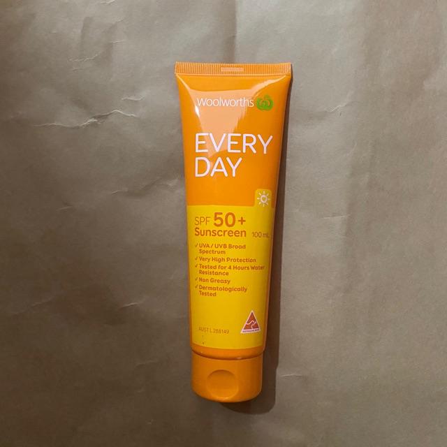 [HCM]Kem chống nắng Woolworths Everyday Úc 50SPF++