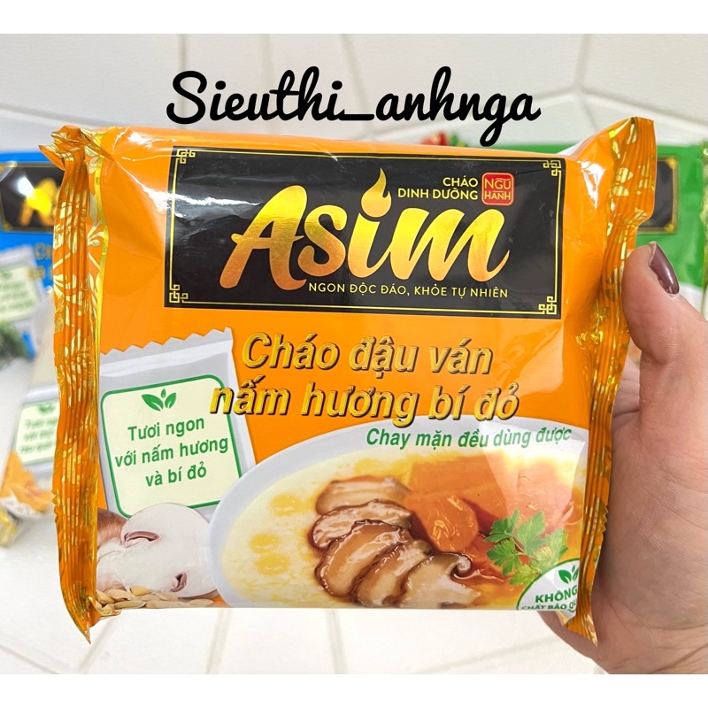 CHÁO ĂN LIỀN ASIM NGŨ VỊ 72G