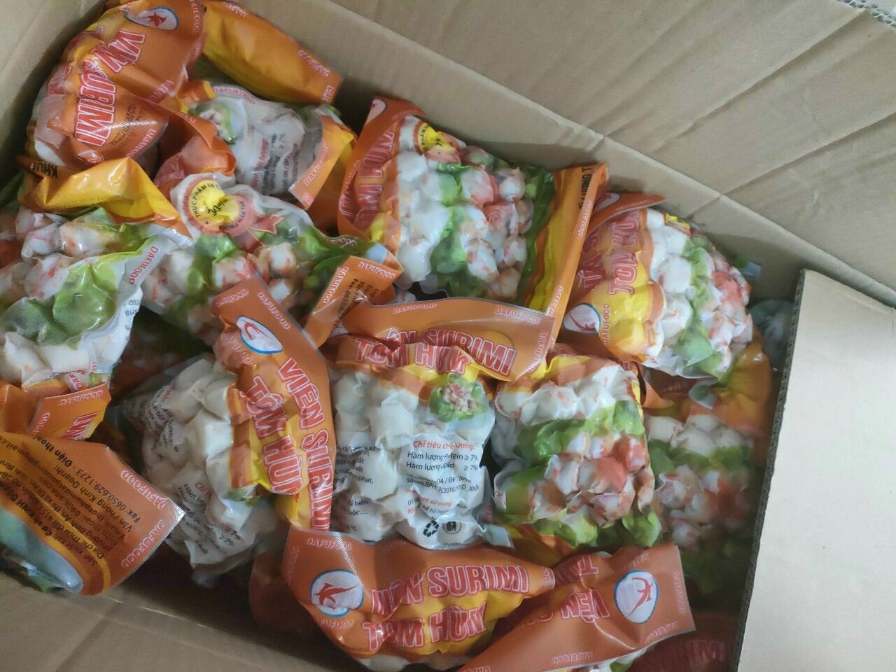 Tôm hùm viên surimi ăn lẩu gói 500gr (giao tphcm)