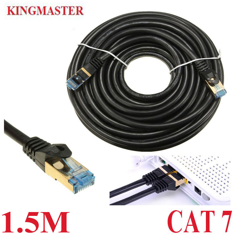 CÁP LAN, DÂY MẠNG INTERNET CAT7 SSTP KINGMASTER 5M