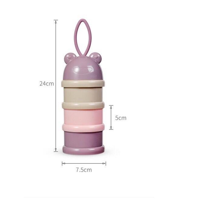 Hộp Chia Sữa 3 Ngăn Cao Cấp