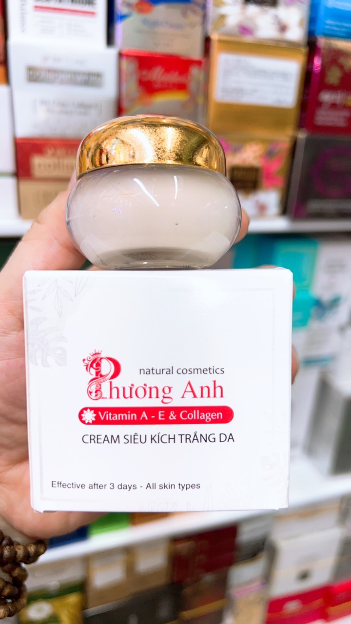 Kem trắng da mặt Vitamin A - E & Collagen
