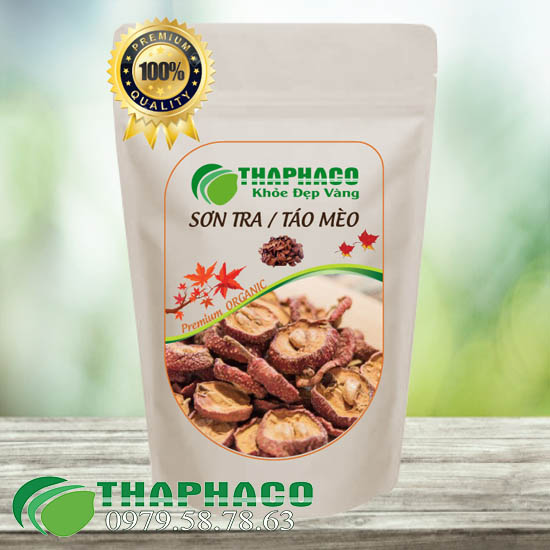 [Túi 1kg]Sơn Tra ( Táo Mèo) Cắt Lát Loại - Hàng Phơi Khô Thiên Nhiên - Chất Lượng Cao Với Giá Tốt Nhất Thaphaco