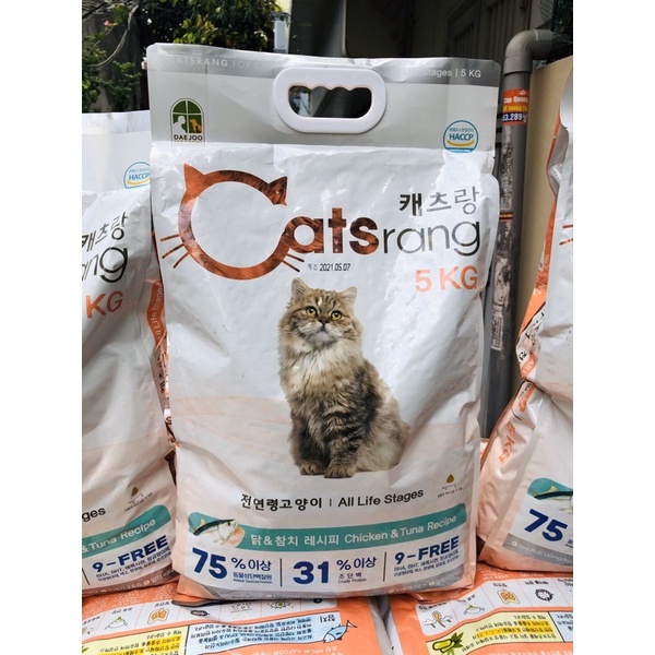 Thức ăn cho mèo Catsrang bao 5kg