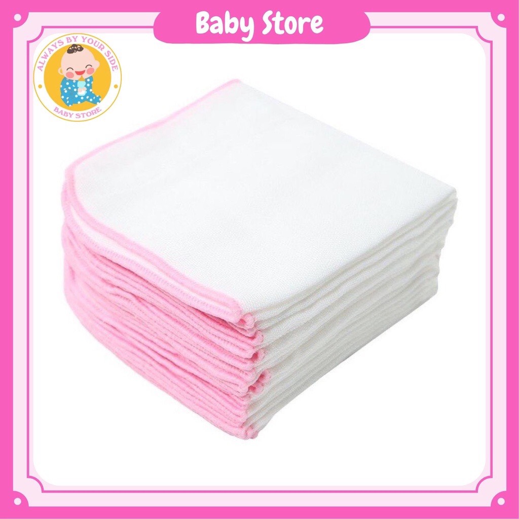 Combo 10 Khăn Sữa Mềm Mại Cho Bé