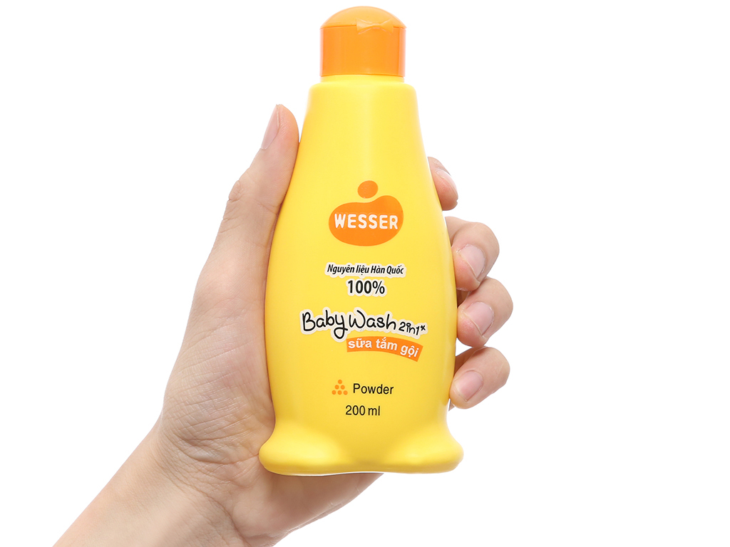 Sữa tắm gội 2in1 Wesser cho bé