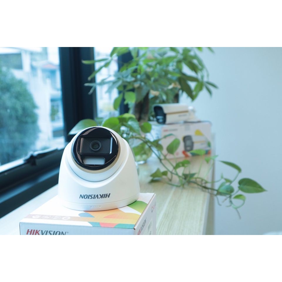 Camera HDTVI ColorVu 2MP HIKVISION DS-2CE72DF3T-F