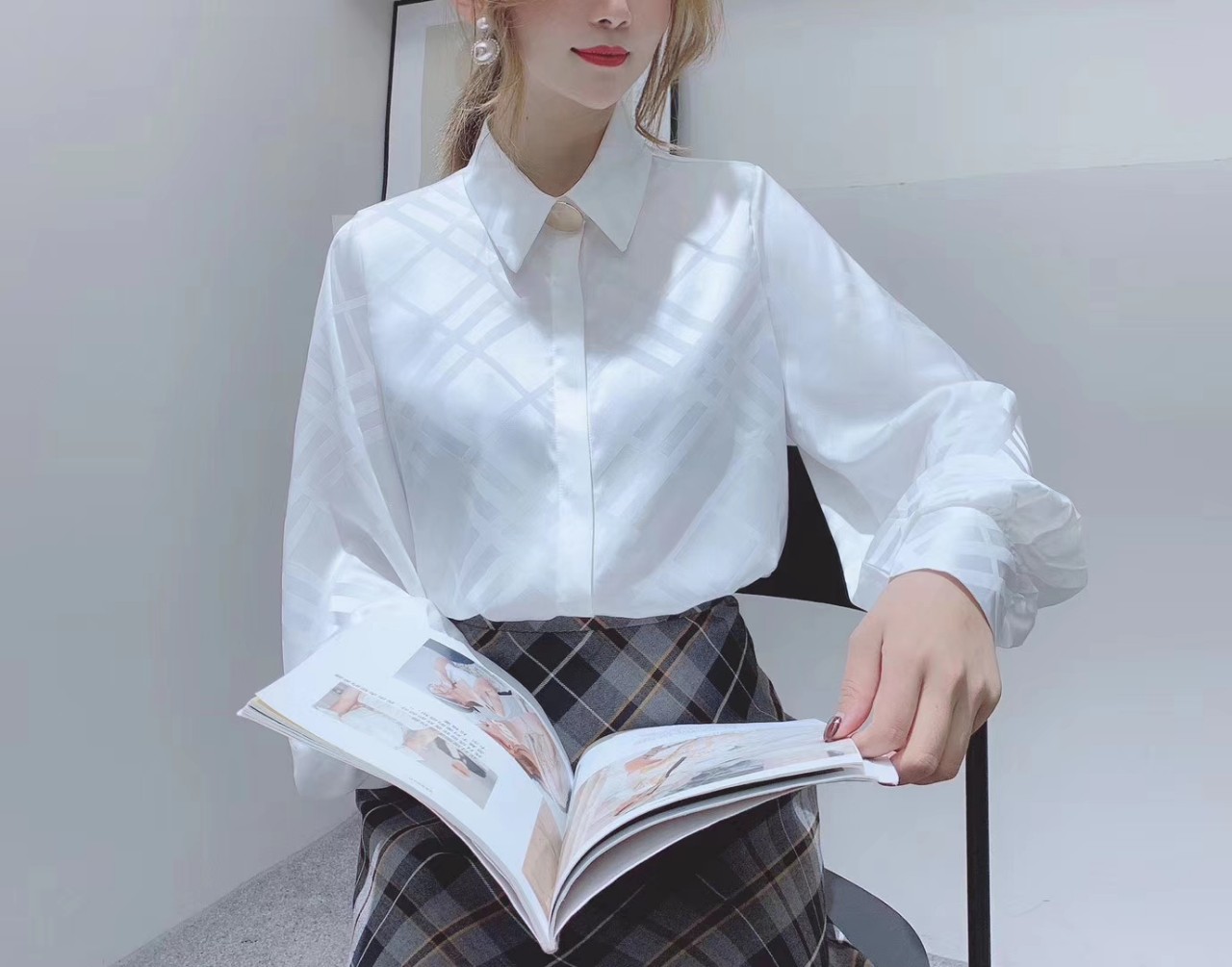 ÁO SƠ MI CỔ BÈO