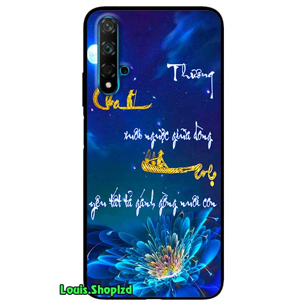 [HCM]Ốp Lưng Dành Cho Huawei Nova 5T Mẫu Thư Pháp Cha Mẹ