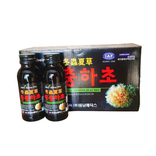 1 Thùng Nước đông trùng hạ thảo Hàn Quốc (10 hộp x 100 chai x 100ml)