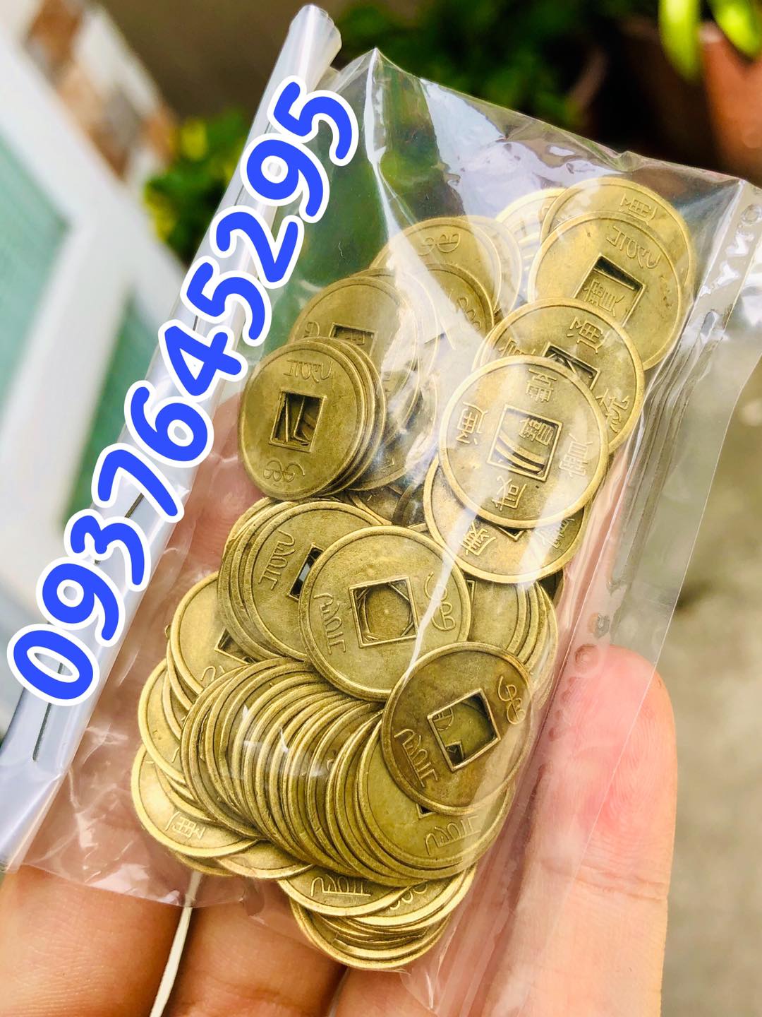 Combo 100 đồng xu phong thủy nhỏ