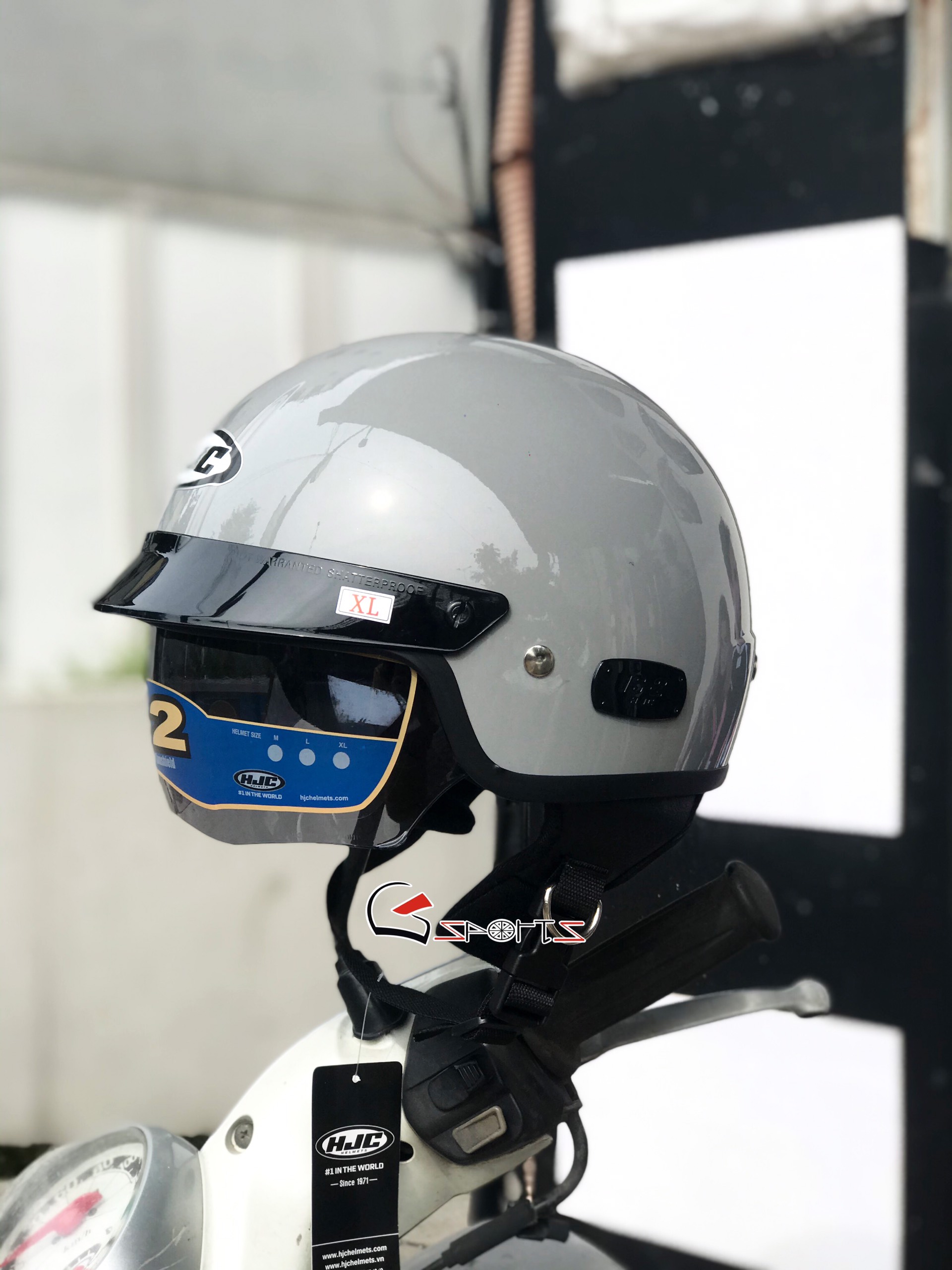 Mũ bảo hiểm nửa đầu HJC IS2V (kính âm)