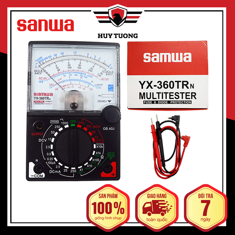 Đồng hồ đo điện kim SAMWA YX – 360 - Huy Tưởng