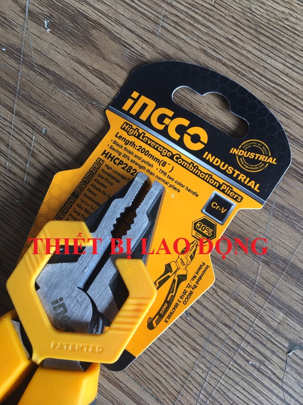 Kềm răng cao cấp 8 INCH 200mm Ingco HHCP28200