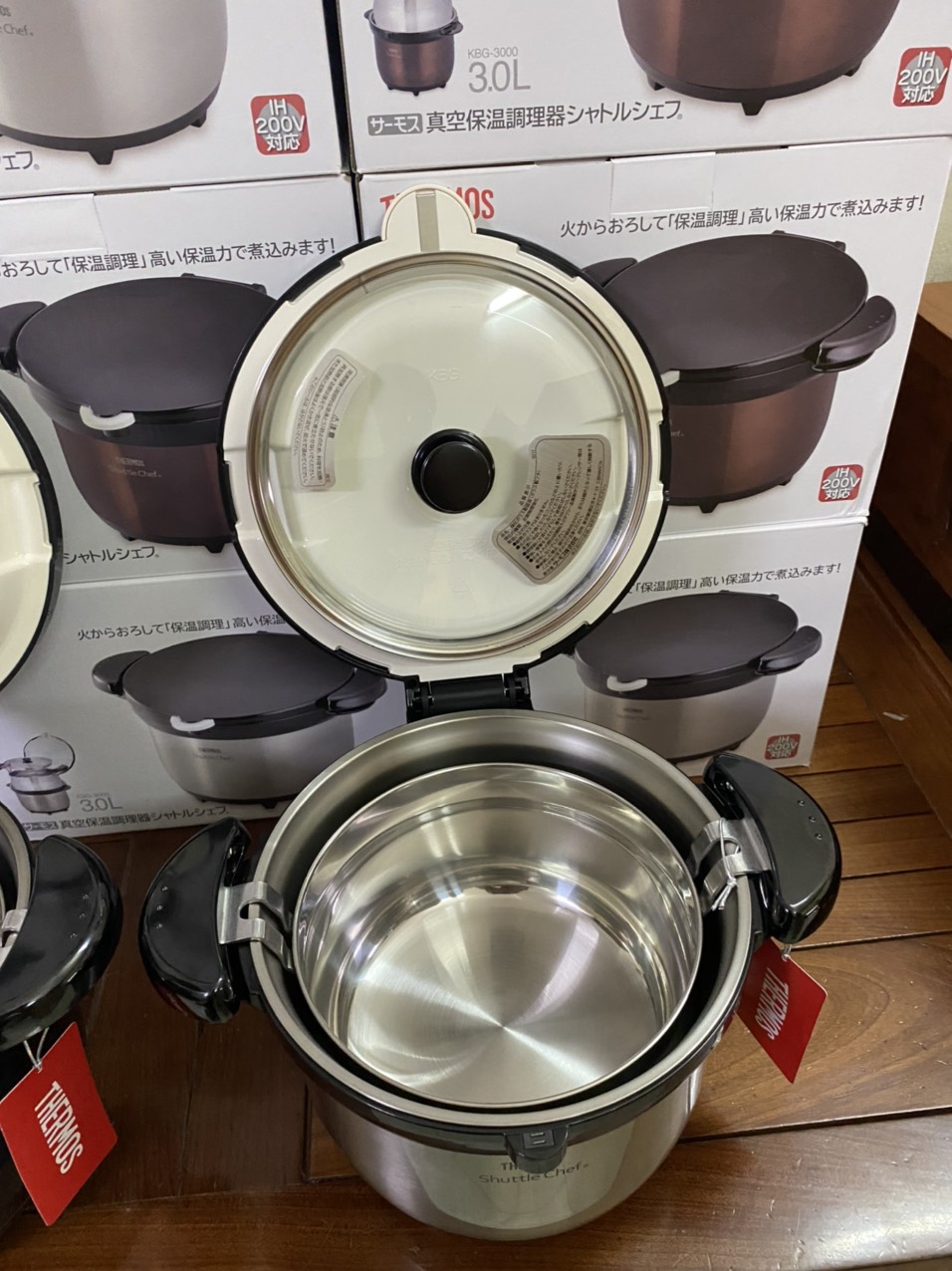 [Hàng nội địa Nhật - dung tích 3L - nồi nấu Inox] Nồi ủ Thermos 3L KBG chuẩn nội địa Nhật