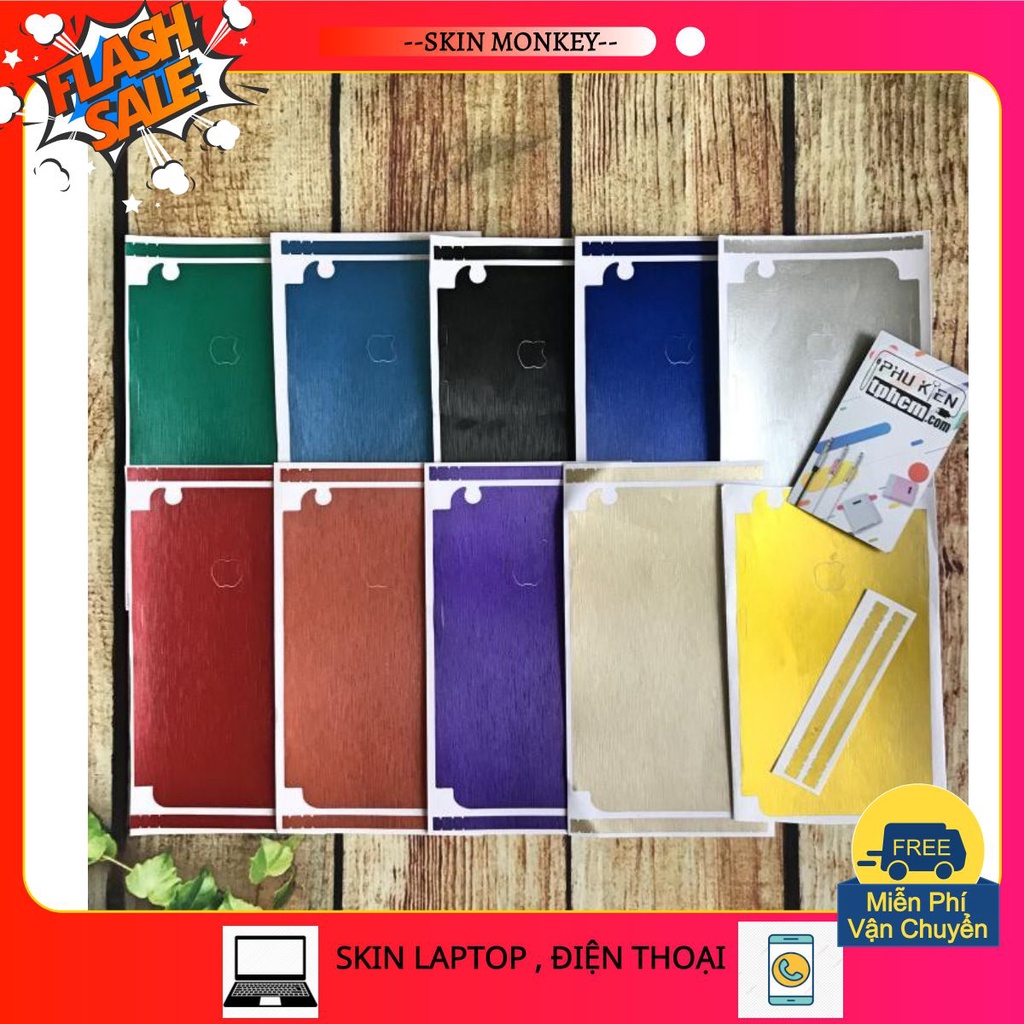 - dán mặt lưng màu iphone 6 plus/6s plus