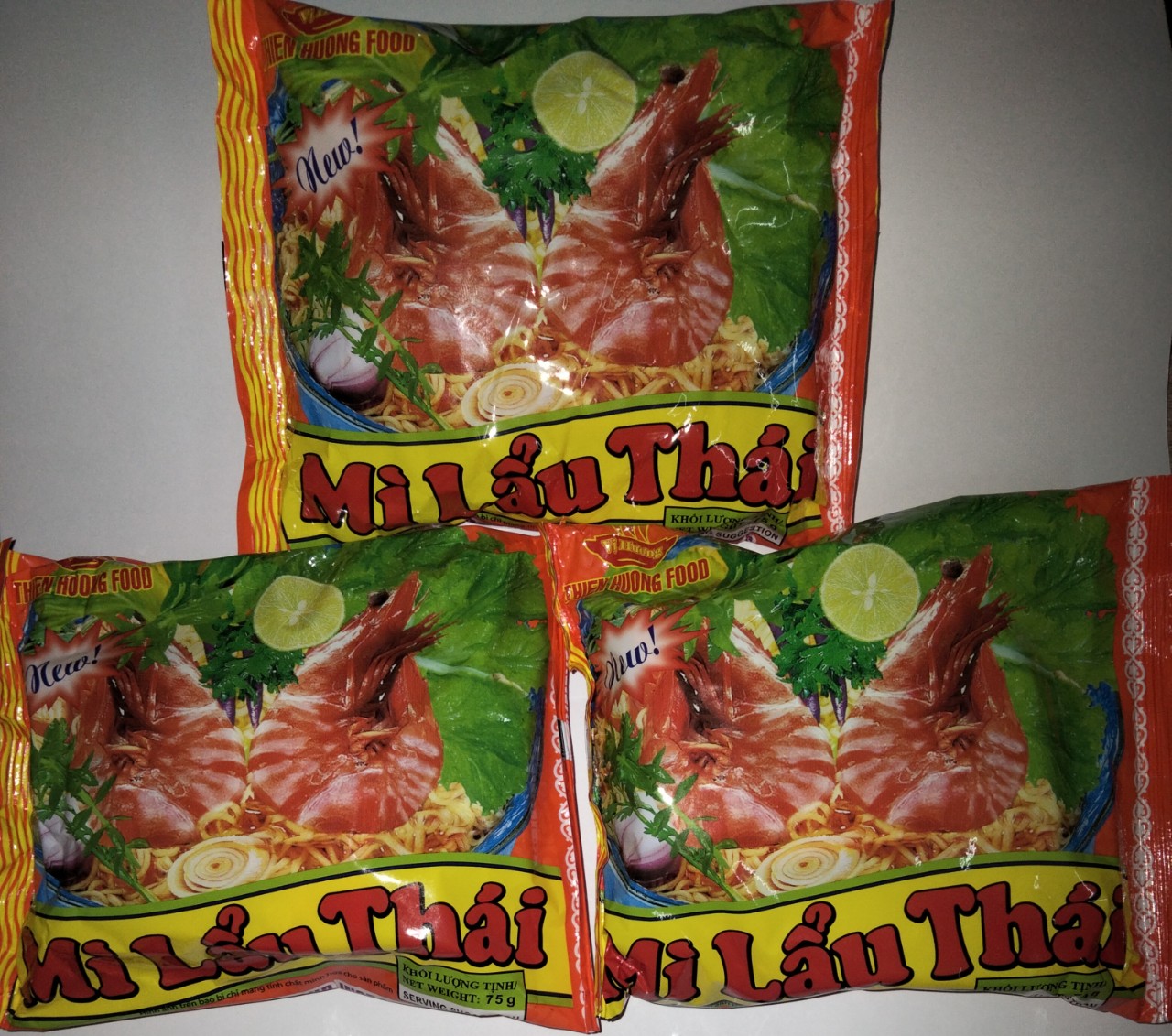 Thùng 30 gói Mì Lẩu Thái 75gr