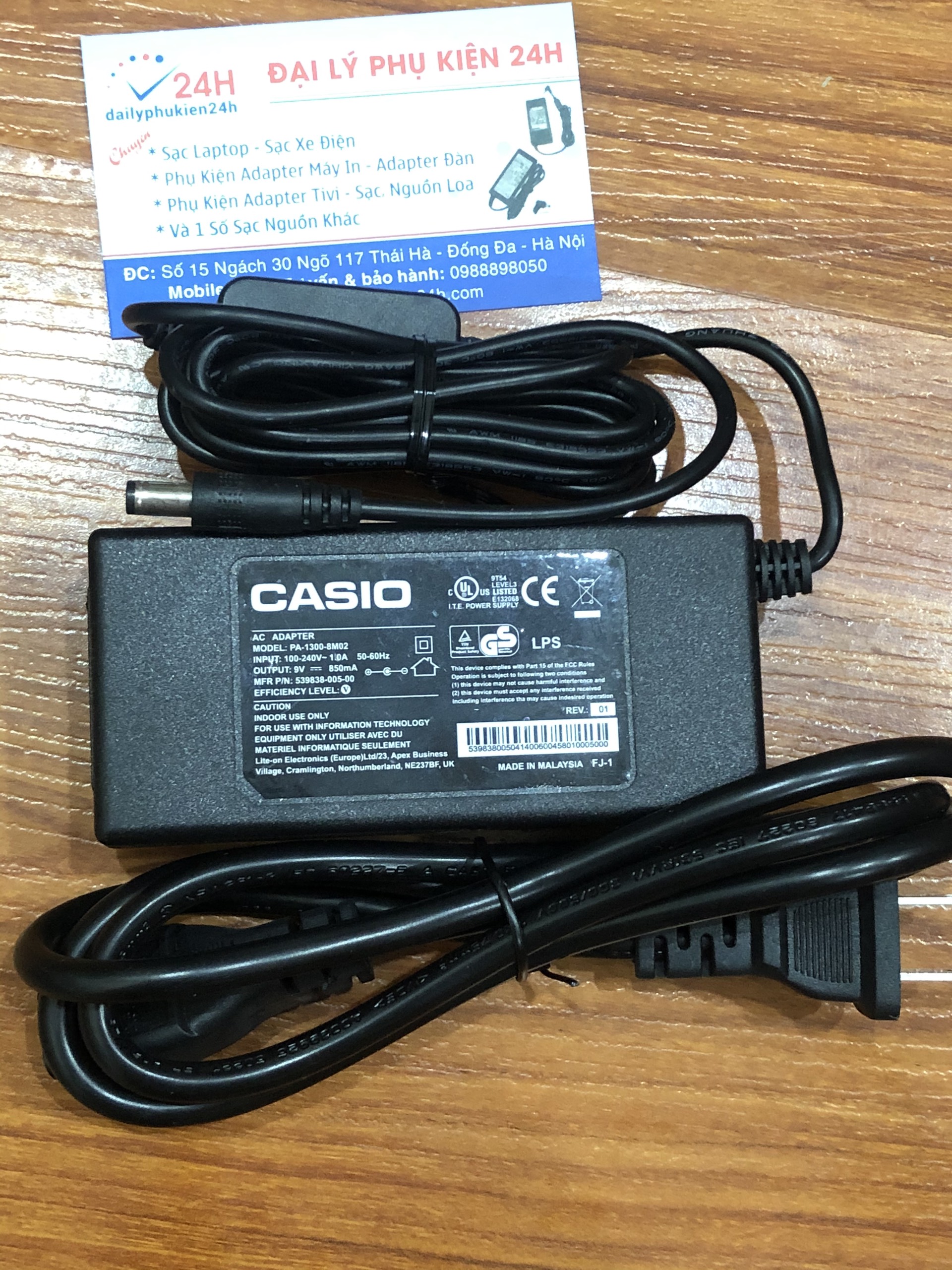 Adapter nguồn 9v cho đàn casio ctk 571 cao cấp ^&^