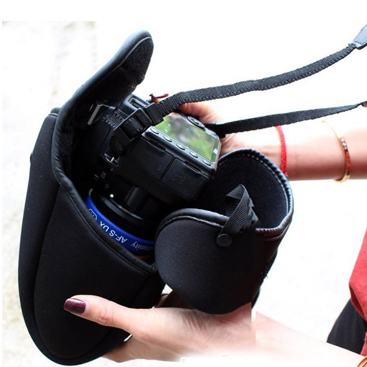 Túi chống sốc máy ảnh tam giác DSLR Canon - Size S