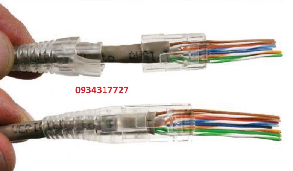 Hạt mạng Xuyên thấu CAT5/ CAT6 chân đồng COMMSCOPE