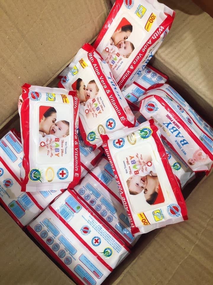 COMBO 2 gói Khăn giấy ướt Baby cho bé -