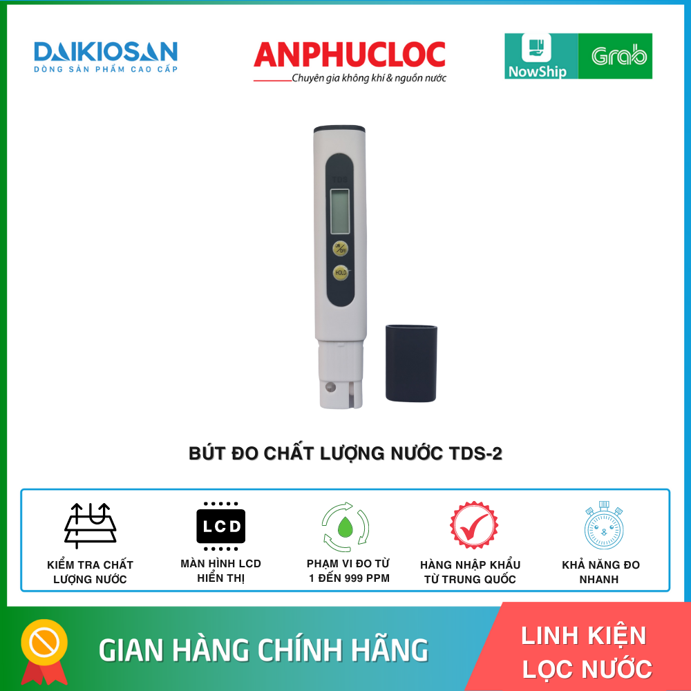 BÚT ĐO ĐỘ SẠCH CỦA NƯỚC TDS-2