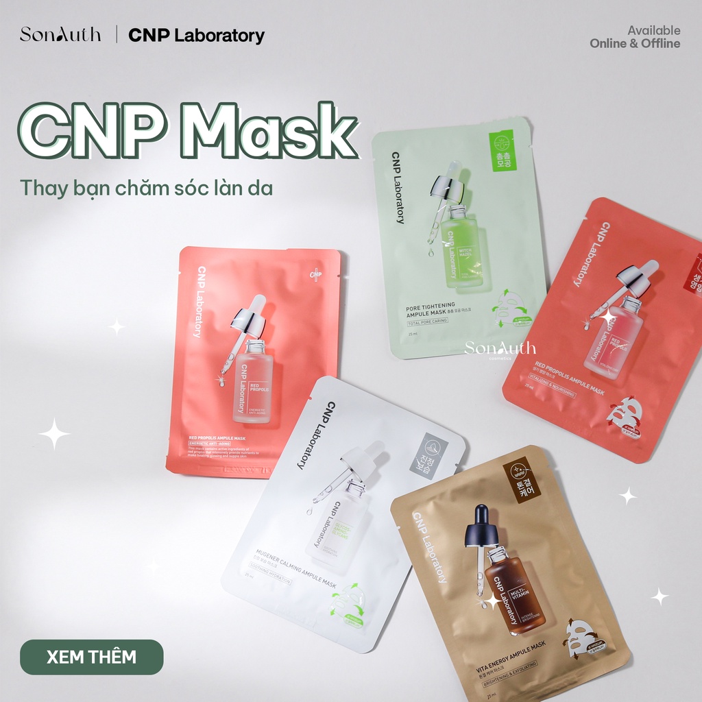 Mặt nạ giấy CNP Laboratory Ampule Mask - miếng lẻ
