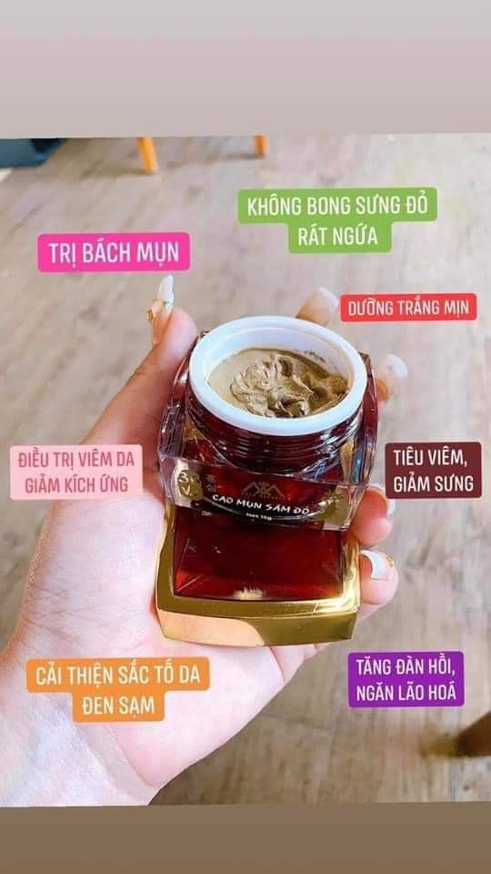 [HCM]Cao Mụn Sâm Đỏ 36 Vị Hộp Lớn 15g