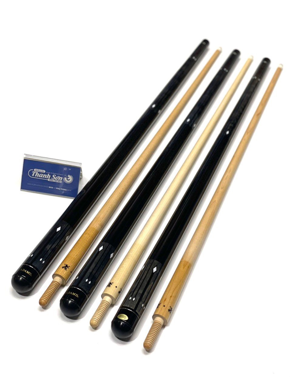 Combo bida líp ren gỗ - 11.5mmtặng bao cơ + bao tay