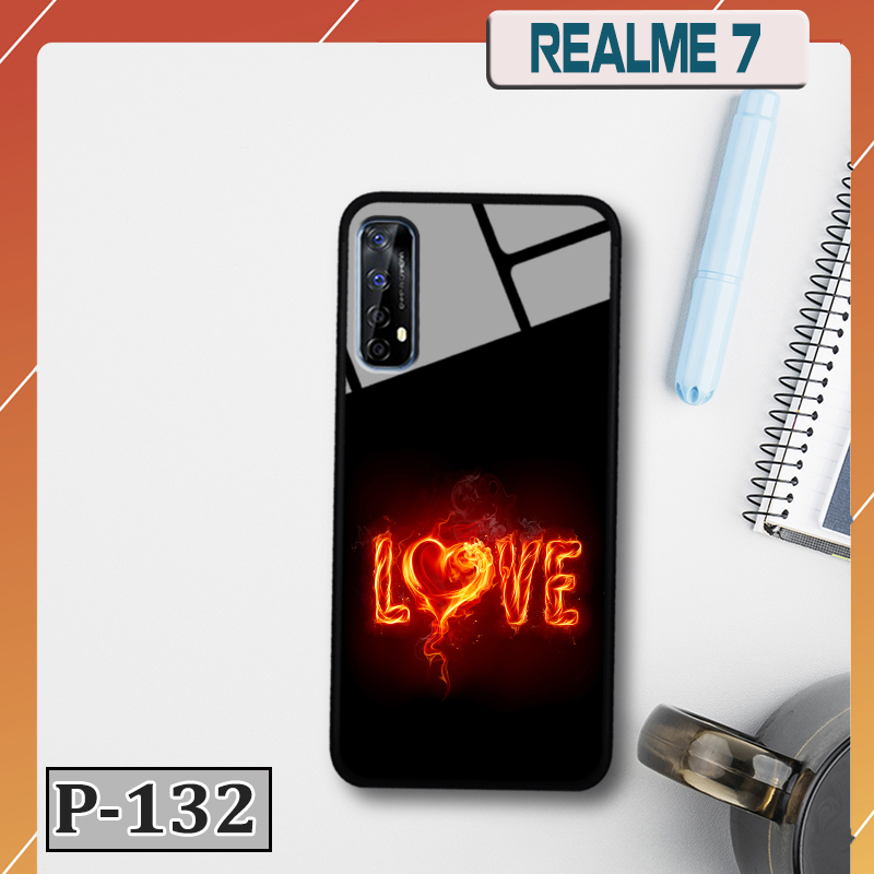 Ốp điện thoại REALME 7 - lưng kính in hình 3D