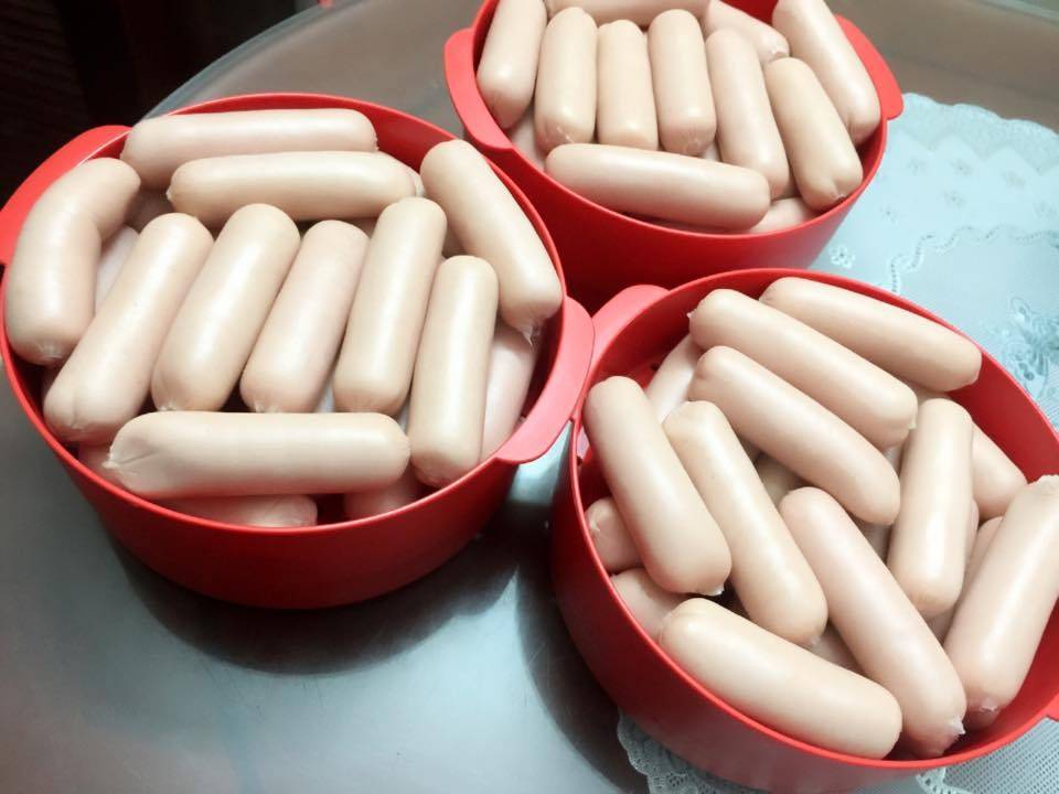 Combo 5 cuộn vỏ xúc xích collagen viscofan phi 21/23/24/25/26/28