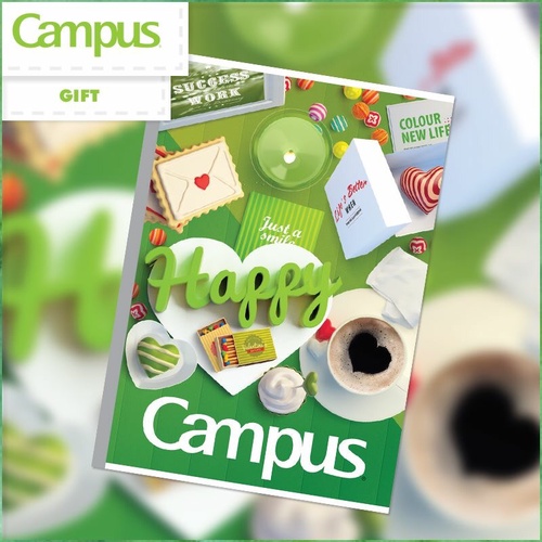 Vở Kẻ Ngang Campus Gift 80 trang - Mua 10 tặng 1 - Văn phòng phẩm Bảo An