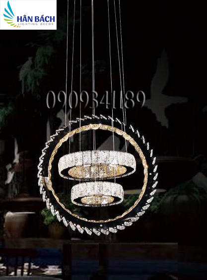[HCM]đèn thảđèn chùmđèn ốp trần led pha lê phòng khách phòng bếp