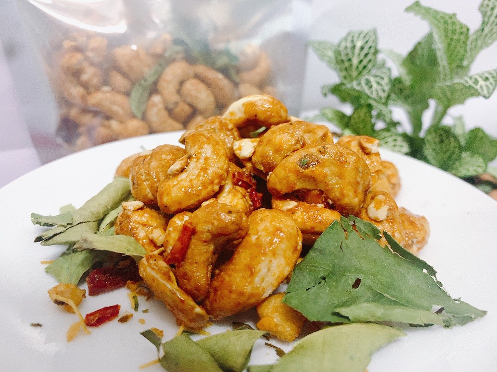 Hạt điều cháy tỏi cao cấp